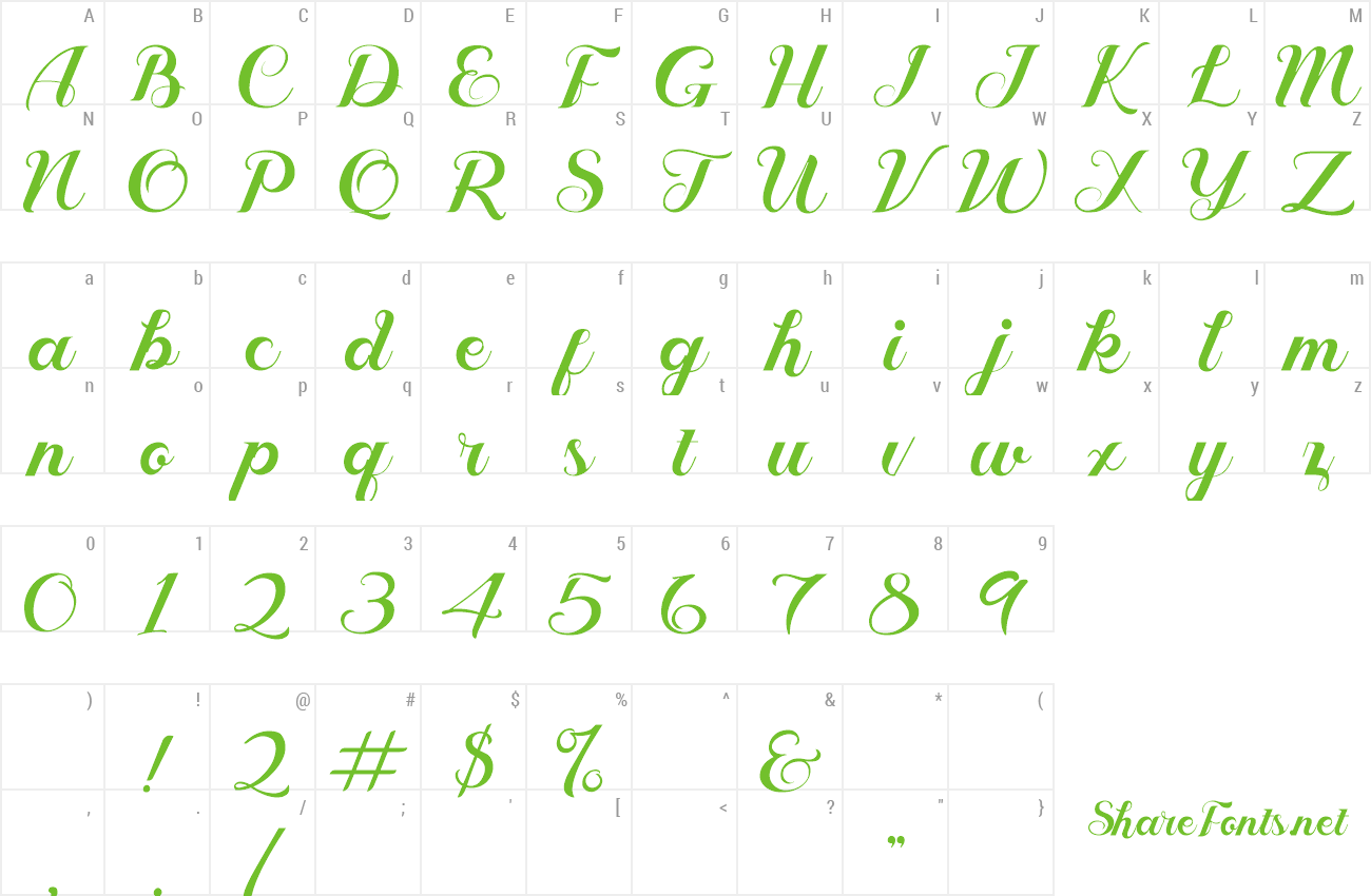 Font Geruthu preview